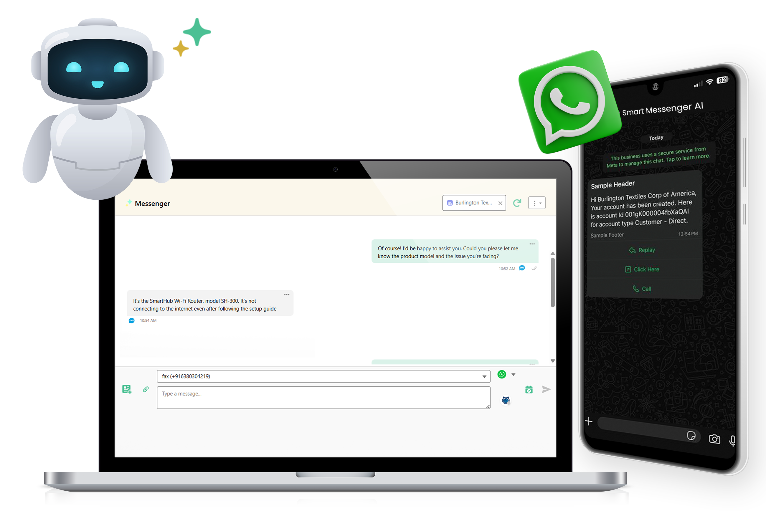 Your Trusted SMS & WhatsApp Messaging App for Salesforce